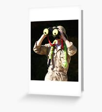 Bird Watcher Greeting Card