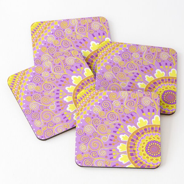 Item preview, Lavender, Purple, Pink, Orange, and Yellow Easter Mandala designed and sold by Clare Wuellner.