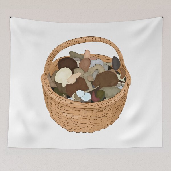 Item preview,  mushroom basket designed and sold by AvotArt.