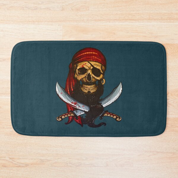 Item preview, Bloody Skull Beard Pirate Cutlass Swards (color) designed and sold by Desha001.