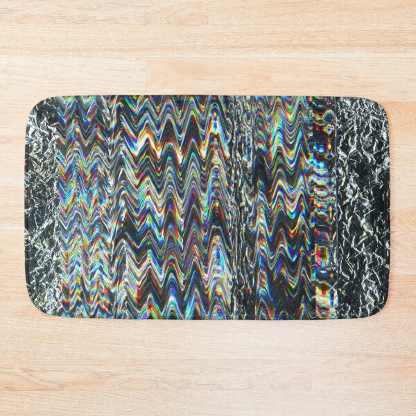 Item preview, Crumpled foil paper texture with glitch effect designed and sold by zuperelectracat.