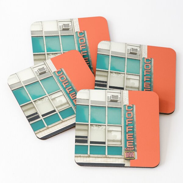 Item preview, New York Coffee Shop on Orange  designed and sold by Brooke T Ryan Photographic Art.
