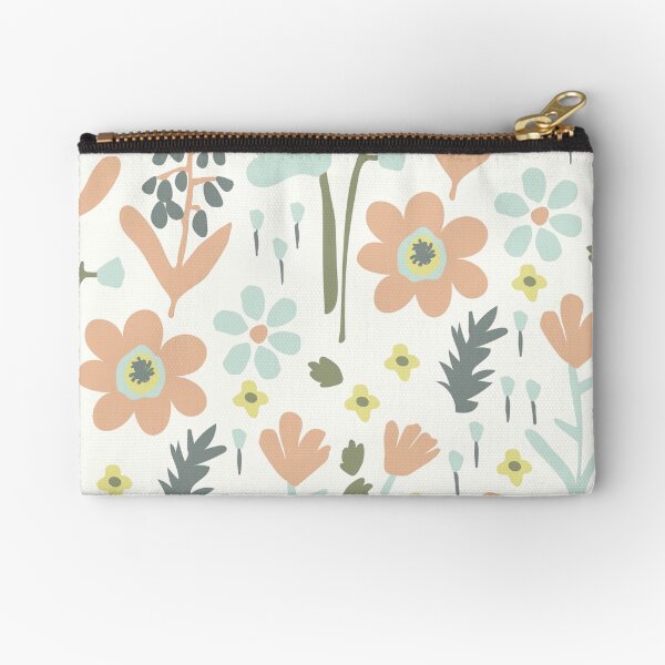 Flower Garden Zipper Pouch