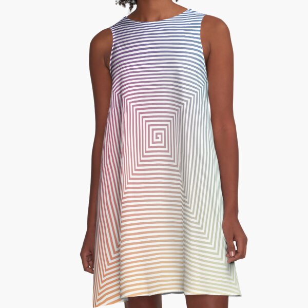 #Optical #Art #OpticalArt A-Line Dress