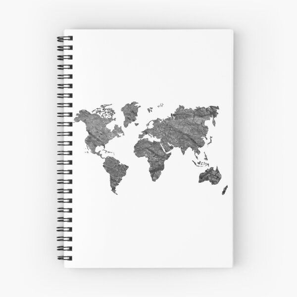 Item preview, Silver World Map Outline designed and sold by hollanov98.