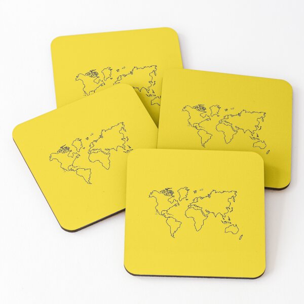Item preview, World Map Outline designed and sold by hollanov98.