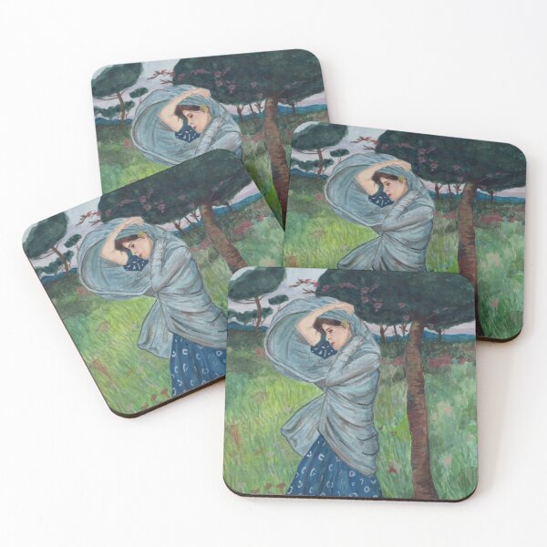 Item preview, Rendition of John William Waterhouse's Boreas designed and sold by rachelstarck.