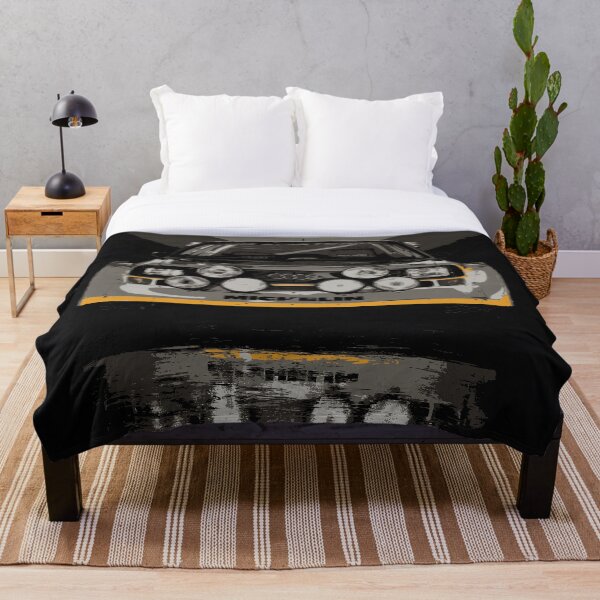Audi Quattro S1 - Group B Rally Race Car Throw Blanket