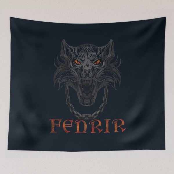 Item preview, Norse Wolf Monster Fenrir designed and sold by Desha001.