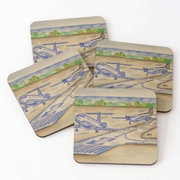Item preview, Aeropuerto Tweed designed and sold by Tylers-Art-Cart.