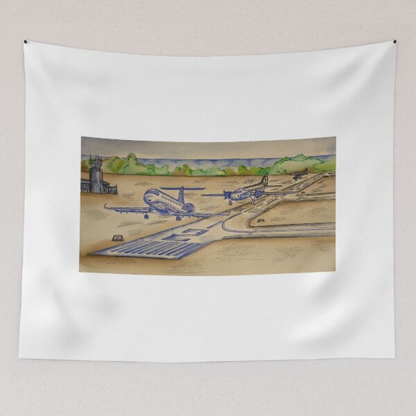 Item preview, Aeropuerto Tweed designed and sold by Tylers-Art-Cart.