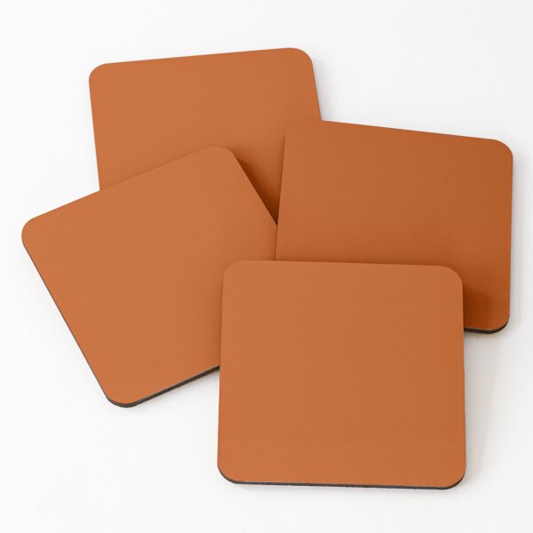 Item preview, Best Seller Colors of Autumn Terracotta Orange Brown Single Solid Color - Accent Shade - Hue - Colour designed and sold by SimplySolid.