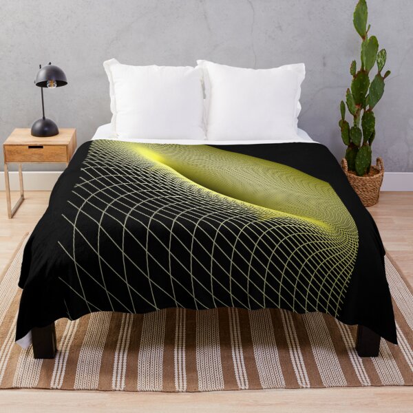 Item preview, Yellow grid mathematical surface on black background - 3D rendering illustration designed and sold by carlotoffolo.