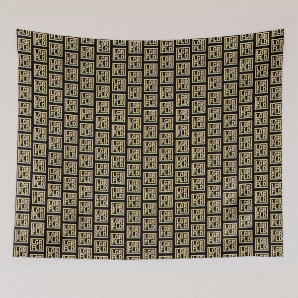 Item preview, LGRFLD – Lagerfeld | gold on black designed and sold by un-artiges.