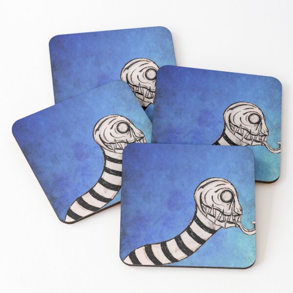 Item preview, The Nuclear Worm Blue designed and sold by BlazerDesigns.