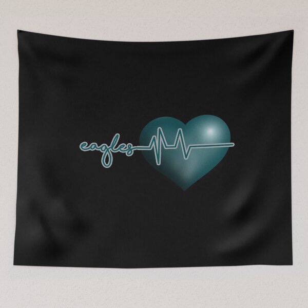 Item preview, I heart eagles philadelphia - heartbeat designed and sold by ChestnutAlley.