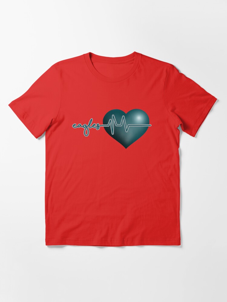 I heart eagles philadelphia - heartbeat Essential T-Shirt for Sale by  ChestnutAlley