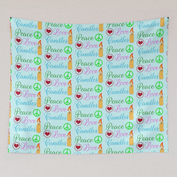 Item preview, Peace Love Candles designed and sold by Epic Love Designs.