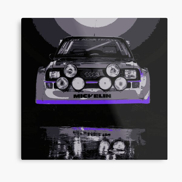 Audi Quattro S1 - Group B Rally Race Car Metal Print