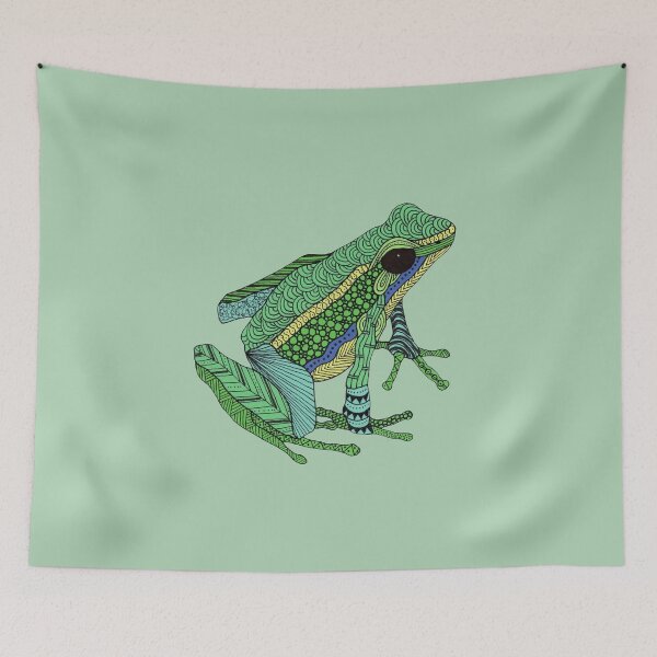 Item preview, Green frog designed and sold by Karen  Todman -Aroca Designs-.