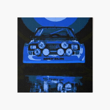 Audi Quattro S1 - Group B Rally Race Car Art Board Print