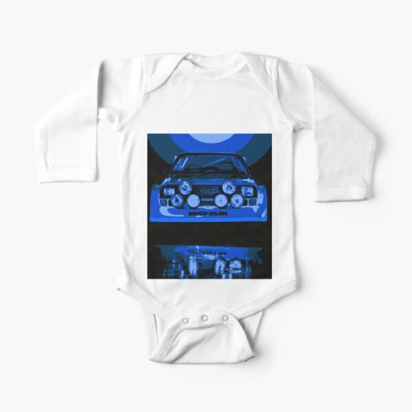 Audi Quattro S1 - Group B Rally Race Car Long Sleeve Baby One-Piece