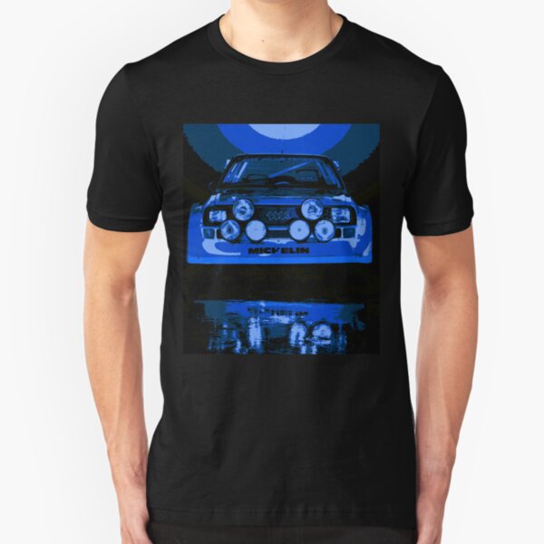 Audi Quattro S1 - Group B Rally Race Car Slim Fit T-Shirt