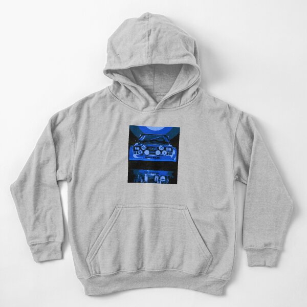 Audi Quattro S1 - Group B Rally Race Car Kids Pullover Hoodie