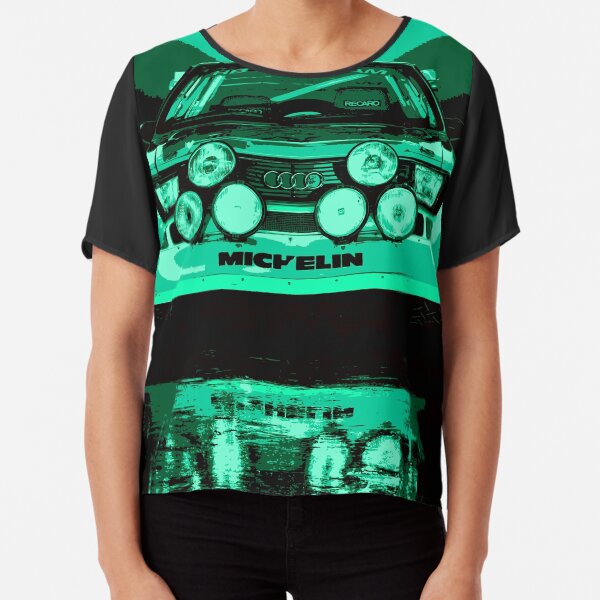 Audi Quattro S1 - Group B Rally Race Car Chiffon Top