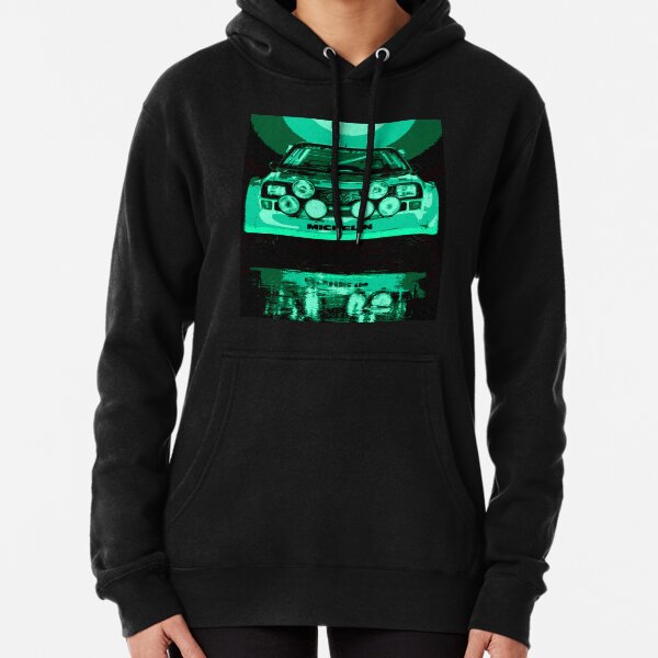 Audi Quattro S1 - Group B Rally Race Car Pullover Hoodie