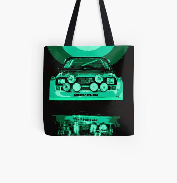 Audi Quattro S1 - Group B Rally Race Car All Over Print Tote Bag