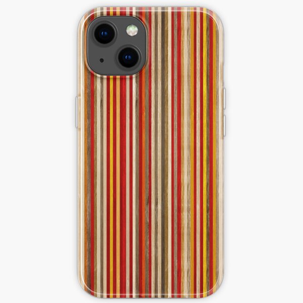 Recycelte Skateboard-Herbstfarben-Textur iPhone Flexible Hülle