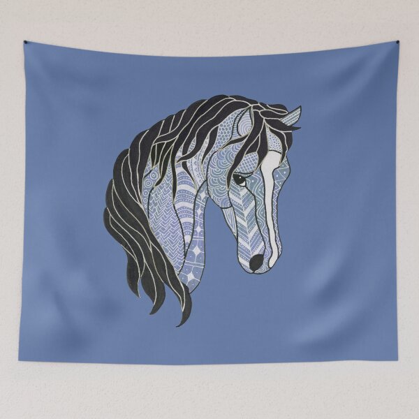 Item preview, Blue Horse designed and sold by Karen  Todman -Aroca Designs-.