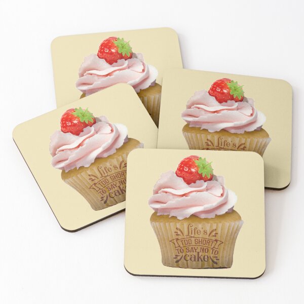 Item preview, LIFES TOO SHORT TO SAY NO TO CAKE designed and sold by tinytiger77.
