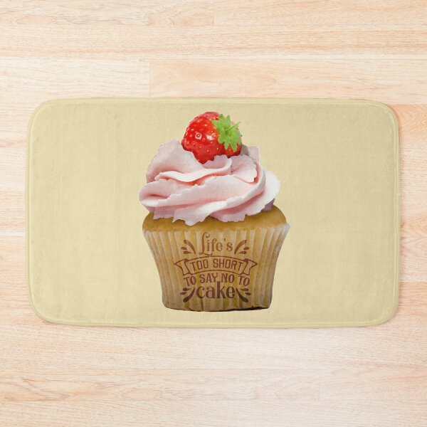 Item preview, LIFES TOO SHORT TO SAY NO TO CAKE designed and sold by tinytiger77.