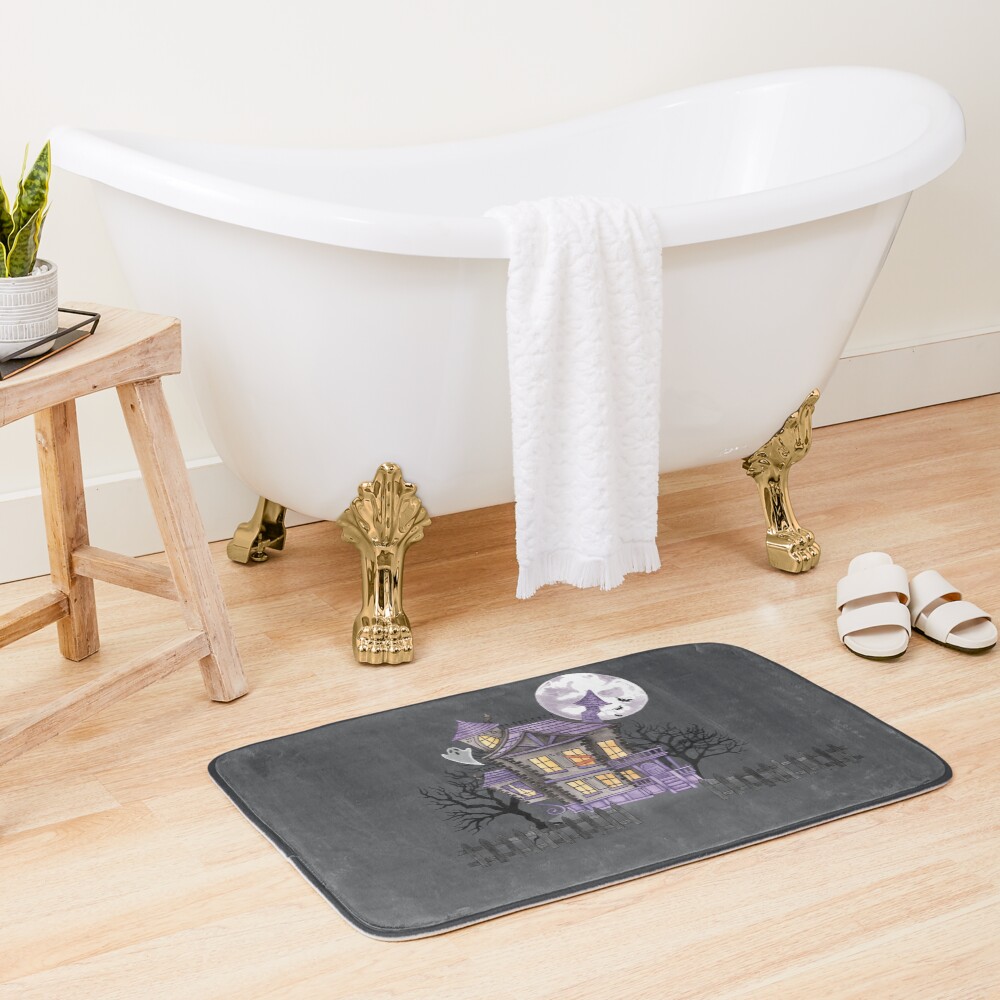 Haunted House Bath Mat