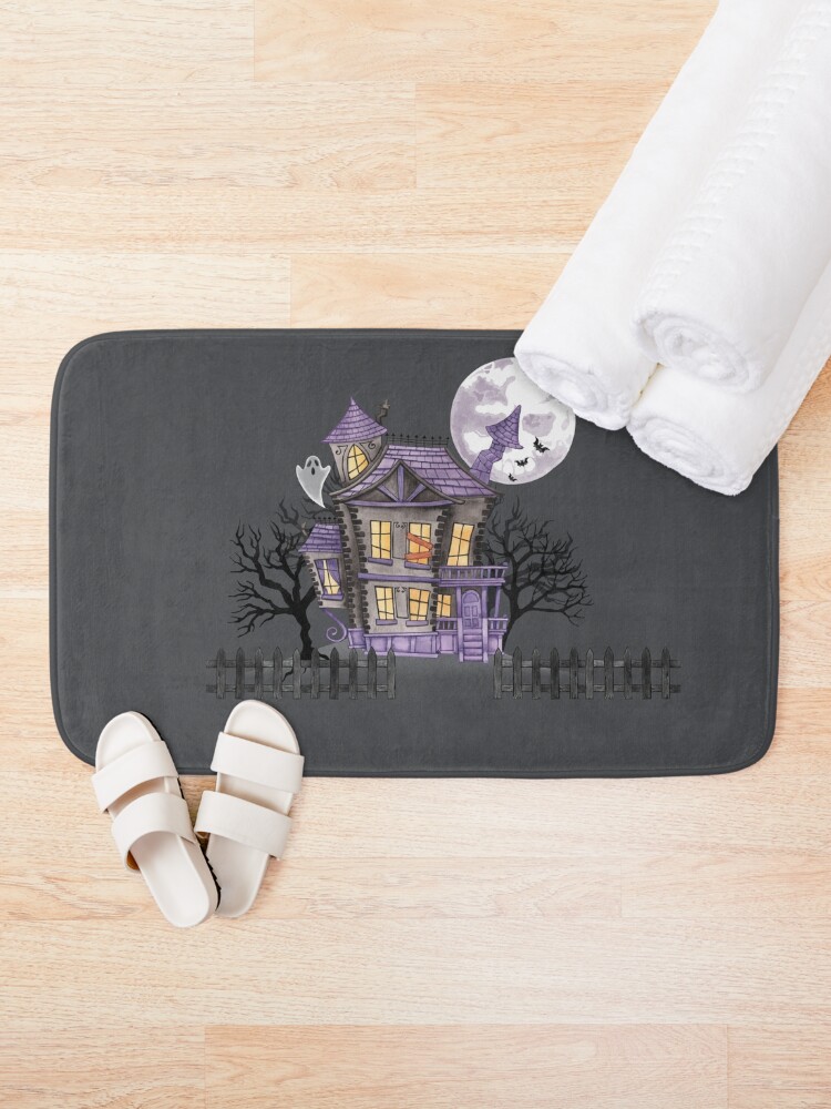 Alternate view of Haunted House Bath Mat