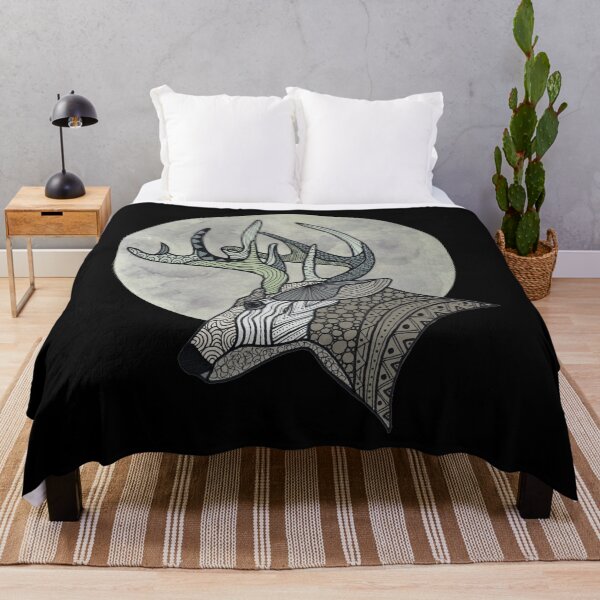 Item preview, Full moon Stag designed and sold by Karen Todman -Aroca Designs-.