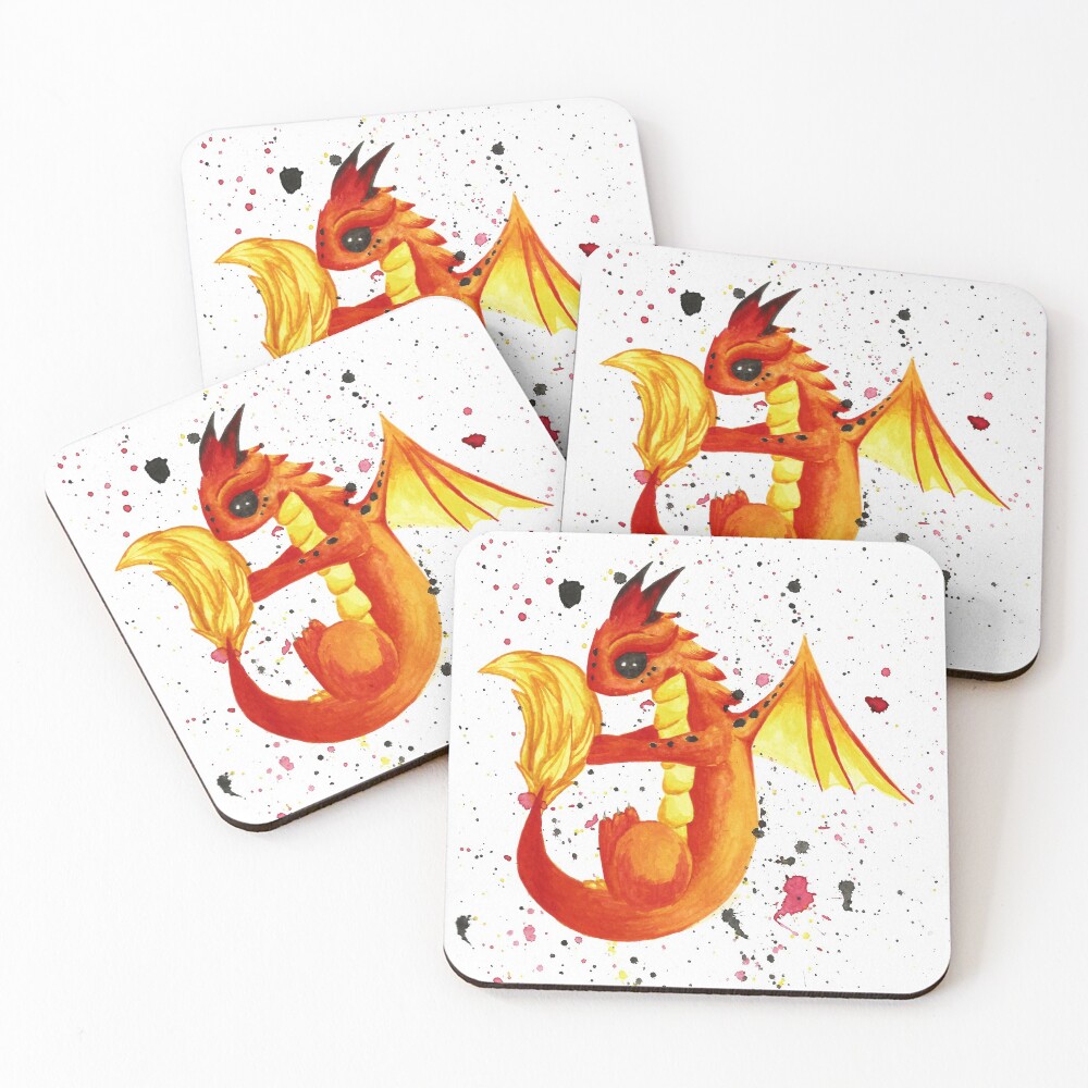 Item preview, Coasters (Set of 4) designed and sold by RuaBestiary.