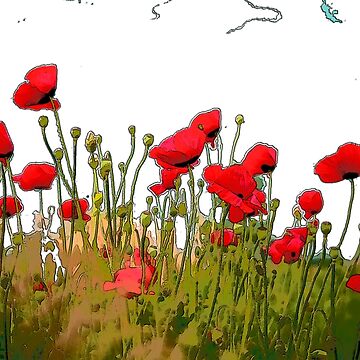 Artwork thumbnail, Poppies by designbywhacky