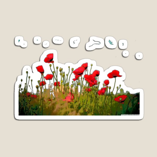 Poppies Magnet