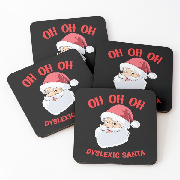 Item preview, Oh Oh Oh Dyslexic Santa Funny Christmas Holiday product designed and sold by tronictees.