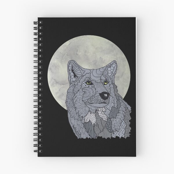 Item preview, Lobo de luna llena designed and sold by Karen  Todman -Aroca Designs-.