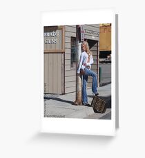 Girls with Guns Greeting Card
