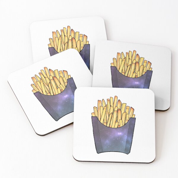 Item preview, Space fries - French Fries Potatoes, bag, socks , stickers designed and sold by AcroArt.