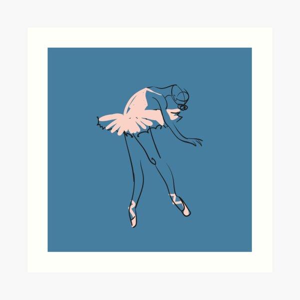 ballet dancer Art Print