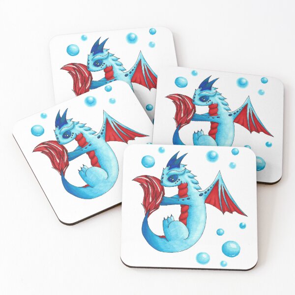 Item preview, Blue Bubbles Dragon designed and sold by RuaBestiary.