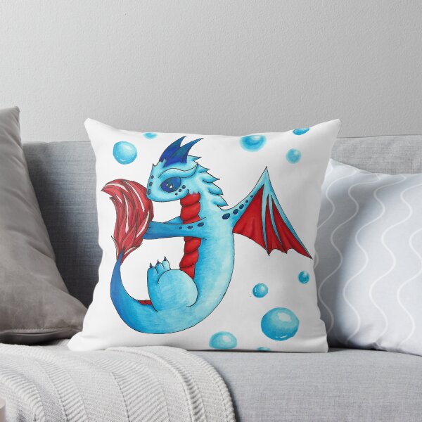 Aperçu de l'œuvre Blue Bubbles Dragon créée et vendue par RuaBestiary.