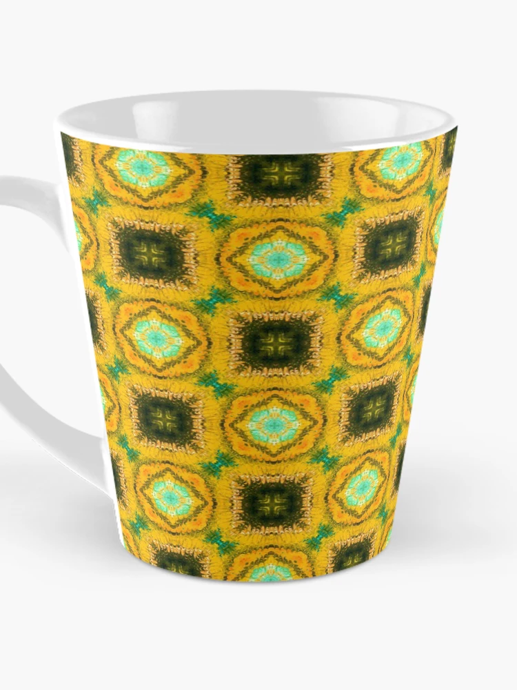 Thumbnail 3 of 4, Coffee Mug, Yellow and Green Pattern designed and sold by Patterner.