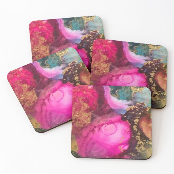 Item preview, Vibrant and colourful abstract ink design. designed and sold by Gill Barrett Art.